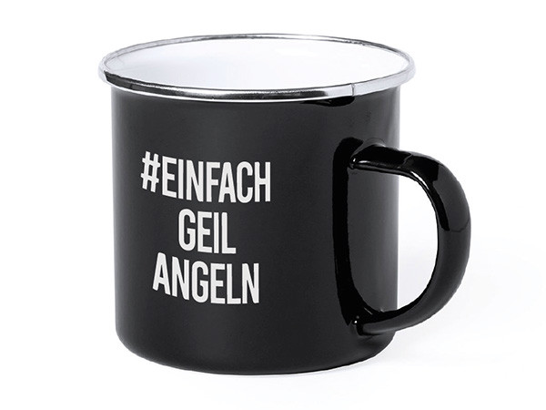 Carpy Edelstahl-Tasse - Einfach Geil Angeln